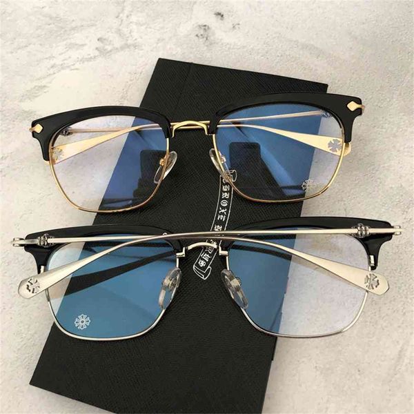

80% off store online krone star frames super light silver joker xue with the same glasses frame star, student myopia glasses., White;black
