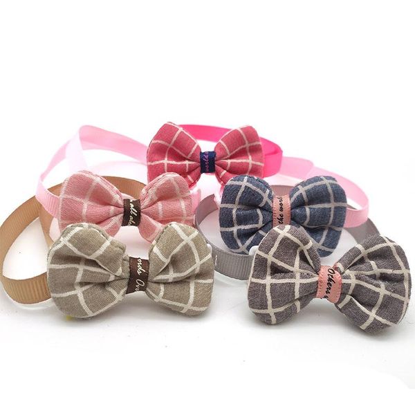 

50/100 pcs pets dog accessories for small dogs bow tie necktie cute grooming collar bowties pet supplies bows product apparel
