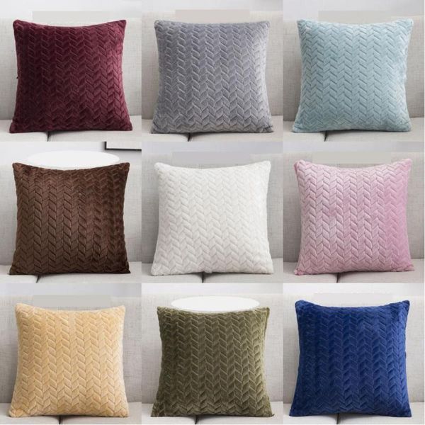 

home decor throw pillow cover living room soft plush decorative cushion covers pillowcase bedroom sofa christmas decoration car cushion/deco