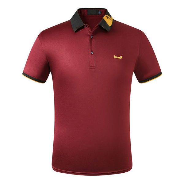 

2021 italy mens designer polo shirts man high street embroidery garter printing brands cottom clothing tees, White;black