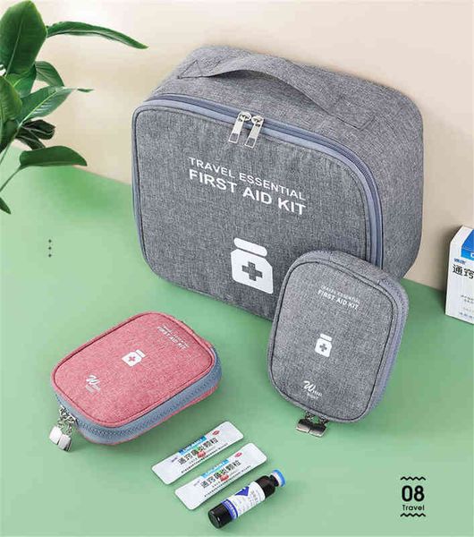 Nxy Borsa cosmetica Kit di pronto soccorso in tessuto non tessuto Organizzatore portatile da viaggio per imballaggio Custodia per uso domestico 0119