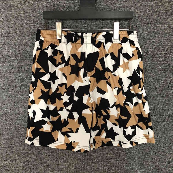 

men's shorts eurmale american comfort casual -fashion stars printing beach b950, White;black