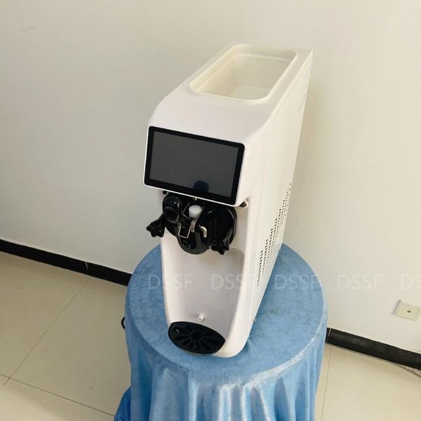 

ice cream making machine single head small desktouch screen automatic cone