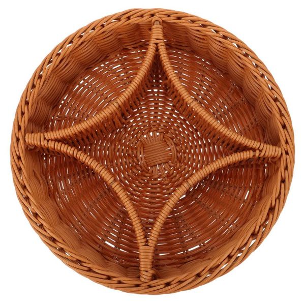 

dishes & plates 1pc fruit basket creative decorative holder for home (light brown)