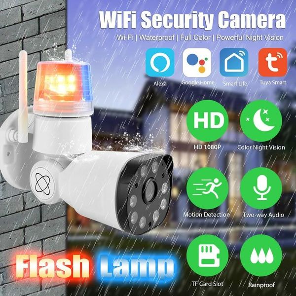 

cameras tuya 1080p ip66 ir night vision smart life wireless wifi ip outdoor camera 2mp intelligent auto tracking of waterproof