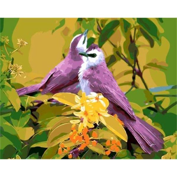 

paintings gatyztory oil painting flower birds by numbers paint diy canvas picture hand painted home decor gift