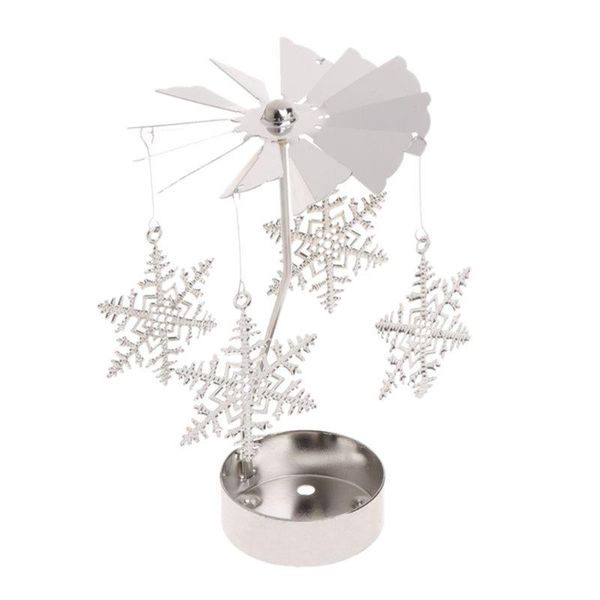 

christmas spinning candle holder, rotary tealight metal tea light holder x4ye holders