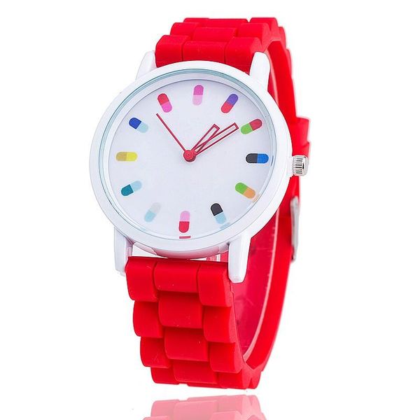 

wristwatches 2021 quartz simple round women watch silicone analog alloy watches bayan kol saati, Slivery;brown