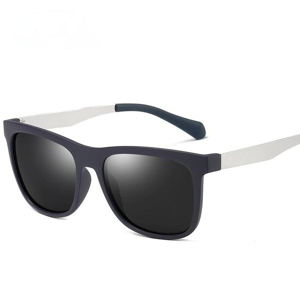 

sunglasses hysun-business comfortable ultralight polarized men's casual outdoor glasses, White;black