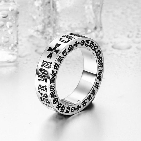 

factory outlet luxury party favor chrome/hearts rings ring men's rock style ring trendsetter exaggerated croix index finger ancient rom