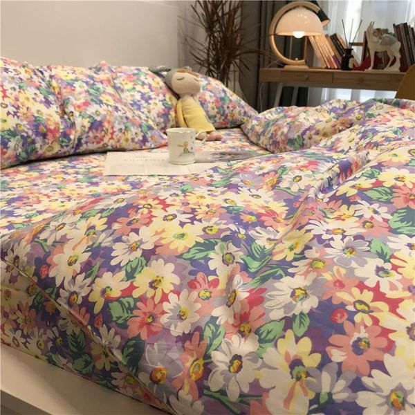 

bedding sets four piece set of cotton quilt cover bed  size sheets king