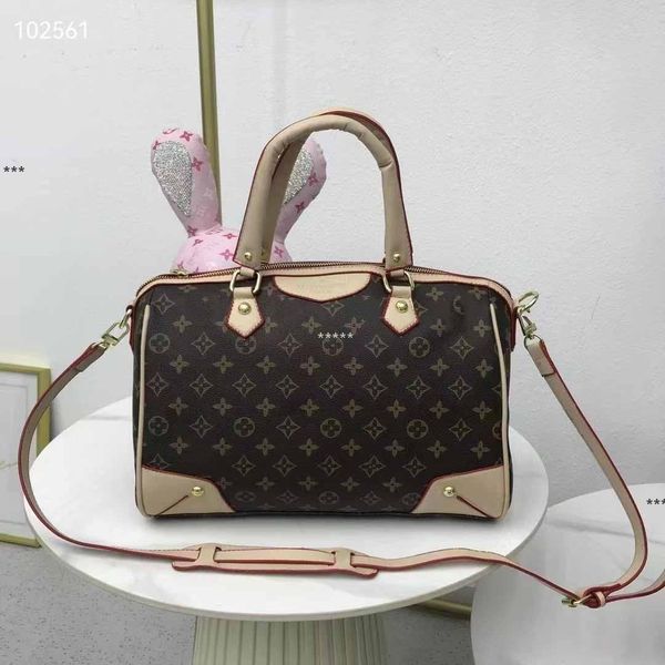 

077 louis's vutton's womens shoulder bags fashion leather totes designers handbags bag purse flower ladies casual tote female hand