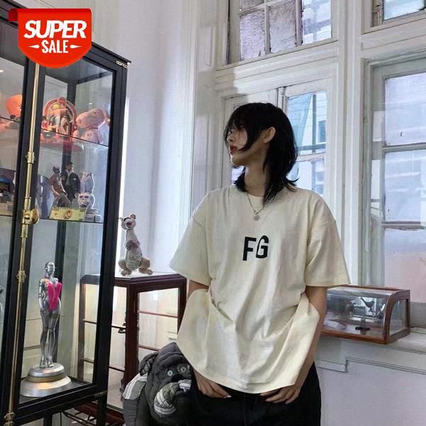 

fear of god fo limited edition 3m colorful reflective short sleeve t-shirt hip hop oversized version #qz9j, White;black
