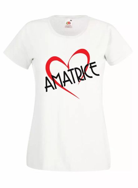 

t-shirt shirt women ama10 amatrice heart fundraiser reconstruction, White;black