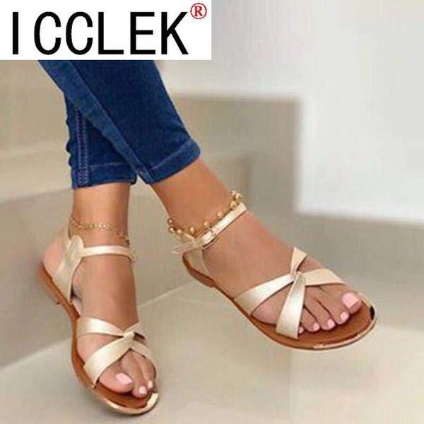 

women sandals fashion buckle strap shoes woman party office lady daily footwear, Black