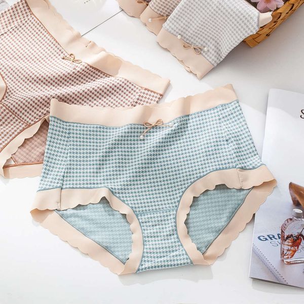 

women's high waist underwear traceless hip wrap elastic large size women, Black;pink
