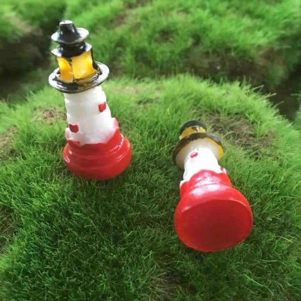 

decorations nautical moss micro landscape ecological bottle ornament lighthouse diy crafts assembly decoration