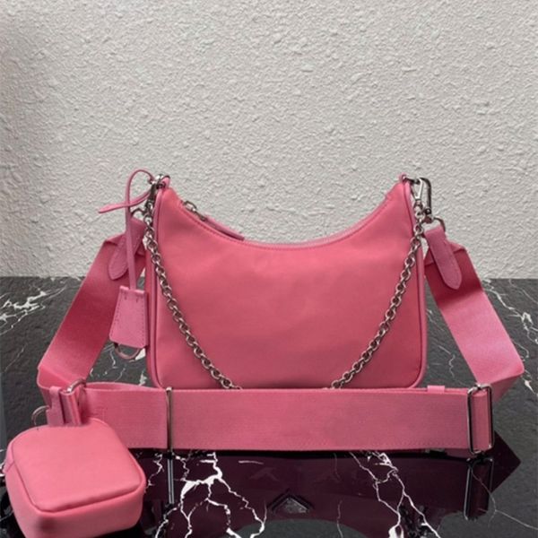 

rs luxurys ladies three-piece bag handbag women fashion mother nylon cossbody letter purse handbags sho