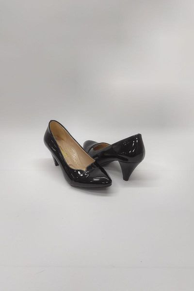 

short heels casual tooling shoes dress, Black