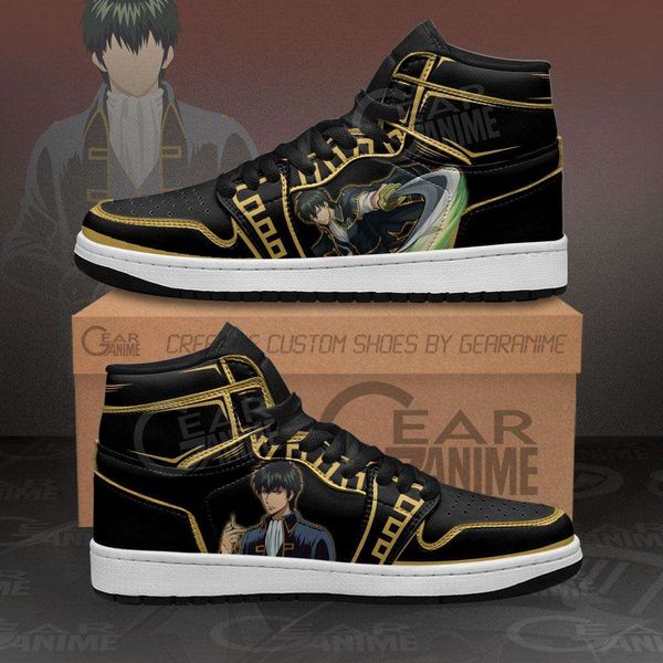

customization hijikata toshiro sneakers gintama custom anime shoes