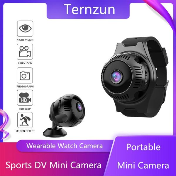 

fake watch mini camera wide angle wearable outdoor sport dv recorder home security surveillance driving ip cameras