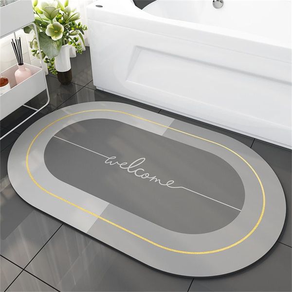 

bath mats bathroom carpet super absorbent floor mat quick drying modern simple non-slip home oil-proof