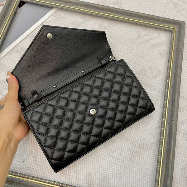 

designer women evening bag handbag case purse clutch shoulder messenger cross body caviar lambskin chain bags