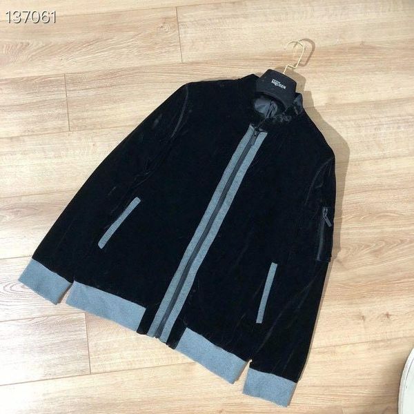 

men's jackets rk1048 fashion coats & 2021 runway luxury european design party style clothing, Black;brown