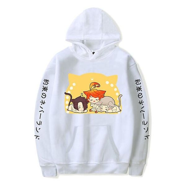 

anime pattern men's print hoodie visual impact party punk goth round neck sweater hoodie sweater, Black