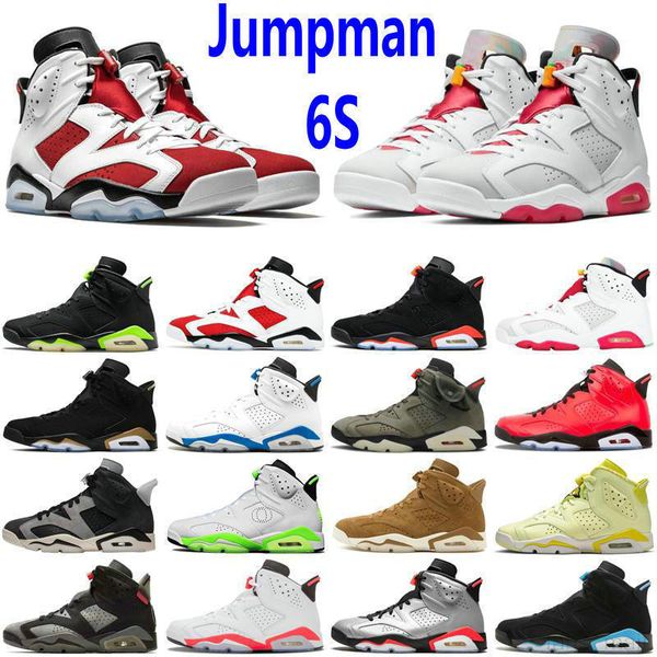 

mens women jumpman 6s basketball shoes travis 6 scotts unc electric green carmine infrared midnight navy tech chrome gatorade oregon rumored