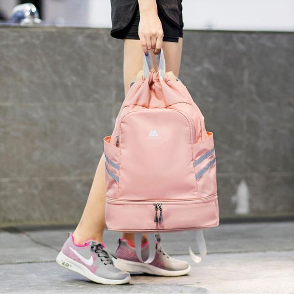 

waterproof swim drawstring backpack large capacity clothes fitness packing cuavel organizer students school bags pouch