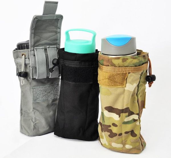 

hydration packs soetac multicam outdoor camping foldable molle kettle case waist bag recycle water bottle pouch