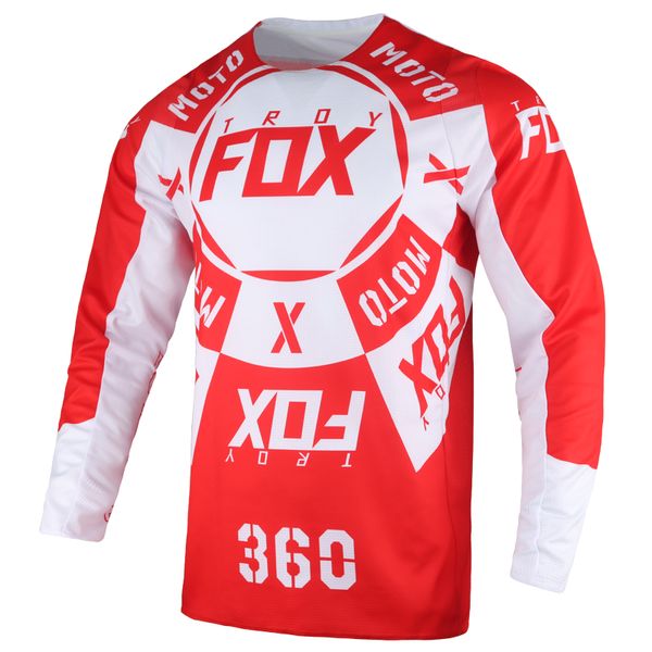 

new 360 racing jersey men's mx atv utv motocross riding shirt, Black