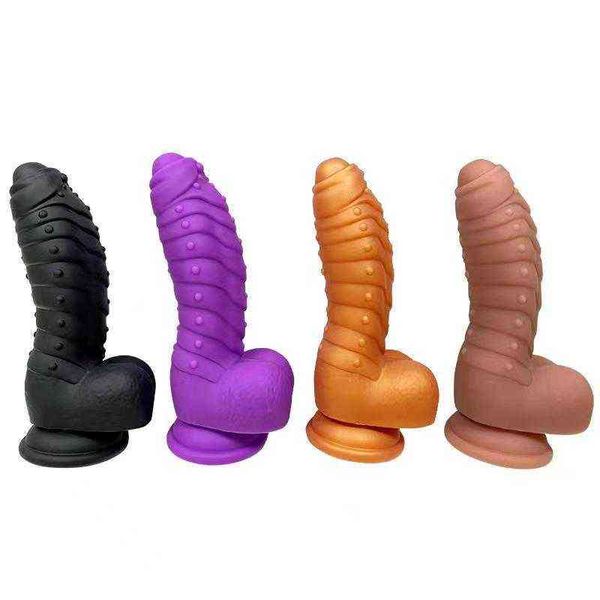 NXY Dildos Anal Spielzeug Silikon Geformt Simulation Penis Weibliche Gun Maschine Masturbator Weiche Dildo Sex Produkte 0225