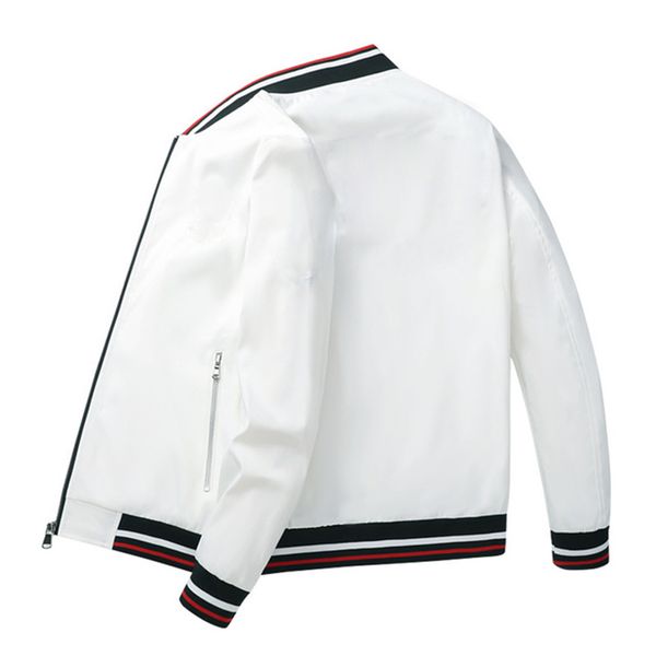 

men's coat letter embroidery high street autumn brand jackets men fashion hip hop motorcycle bomber baseball jacket male, Black;brown