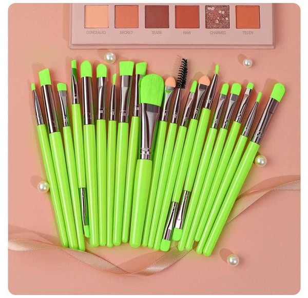 

makeup brushes 20-bun up in eye shadow powder brush assembly maquillaje