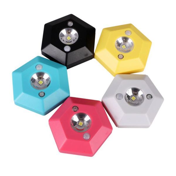 

bike lights high brightness led hex light outdoor camping tent induction gadget