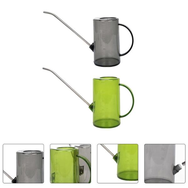 

watering equipments 2pcs 1l kettle practical can pot with long spout