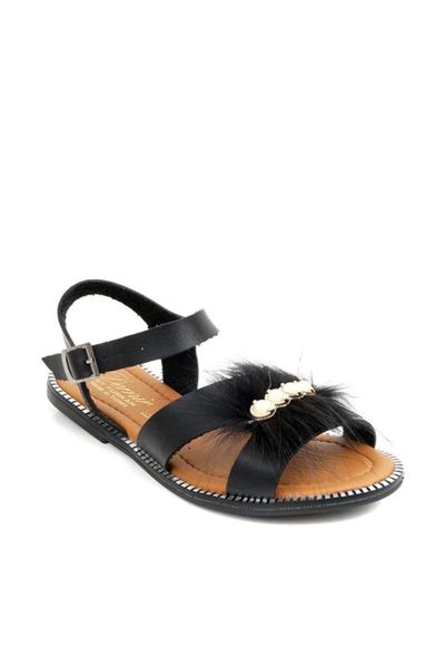 

sandals black feather women 's dmr684