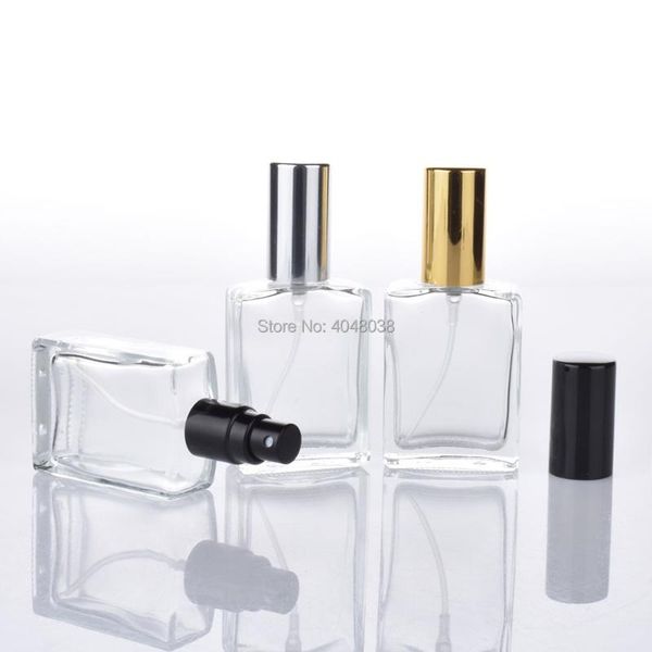 

storage bottles & jars 15ml empty perfume bottle transparent pressed spray frosted cosmetic container portable little square glass filling v