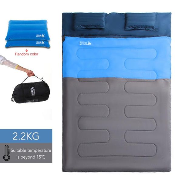 

winter sleeping bag double adults couple thermal cotton for outdoor camping resting travel bags