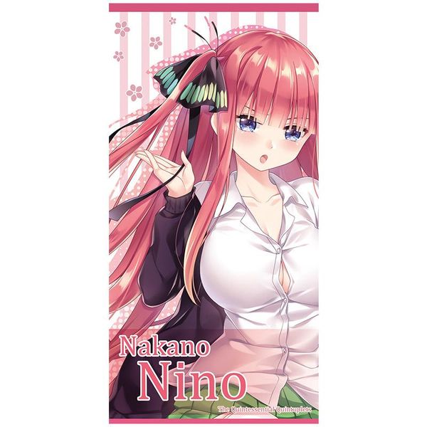 

towel the quintessential quintuplets nakano nio waifu japan anime bath decorate gift customized own