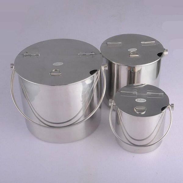 

ice bucket thickened stainless steel sugar with handle portable buckets and coolers