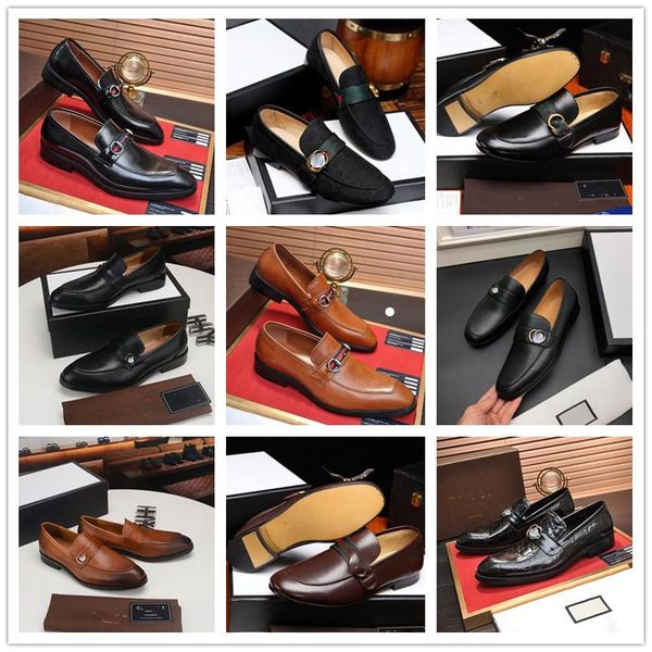 

a1 men's shoes brand genuine leather casual driving oxfords flats shoes mens loafers moccasins italian shoes for men size 38-45, Black