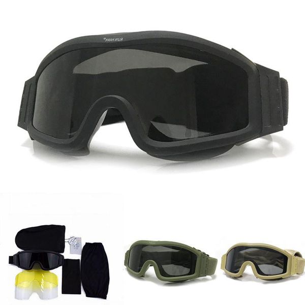 

outdoor eyewear anti-impact military shooting glasses tactical army paintball combat cycling hiking goggles sunglasses