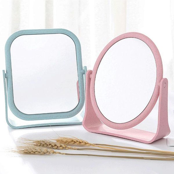 

creative plastic deskdoublesided makeup mirror organizer home bedroom party princess decorative birthday gift mirrors