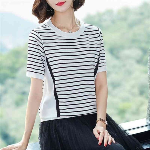 

summer mint short sleeve t shirt women garment 210324, White