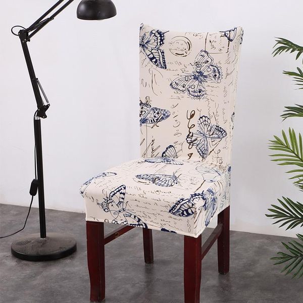 

chair covers black spandex elastic wedding anti-dirty housse de chaise office el chairs seat cover fundas para sillas hogar