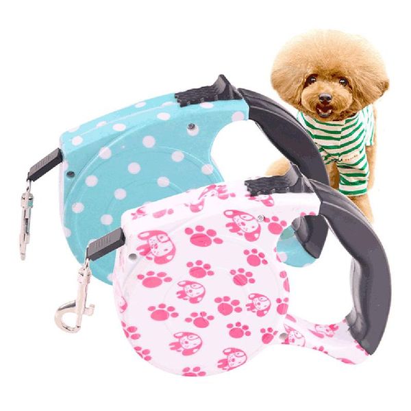 

dog collars & leashes useful 5m lead retractable rope adjustable harness pet traction chain feb2