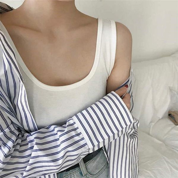 

women's tanks & camis 2021 tank women summer crop casual sleeveles beach streetwear ladies sexy, White